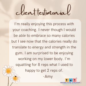 Amy Testimonial